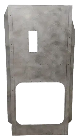 Right Side w/ Baggage Door - Flat Top - 36"