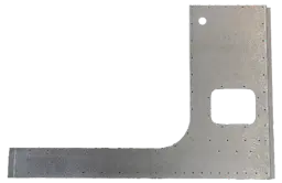 Cab Side - Passenger (Air Intake, Mirror Cutouts)