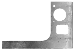 Cab Side - Passenger (Air Intake, Air Cleaner, Mirror, A/C Wire Cutouts)